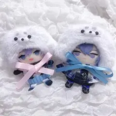 もふもふあざらし ブルー にじぱぺっと ぬい服