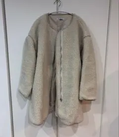 CLASSICAL ELF ボアジャケット クリーム色