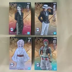 鬼滅の刃 フィギュア 4種 ラバーストラップ 2종