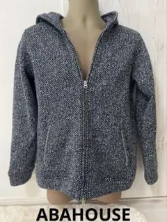 ABAHOUSE フード付きパーカー サイズ3 グレー系　アバハウス　メンズ