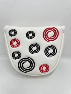 GOLF オデッセイ マレットパターカバー ホワイト マグネット開封式