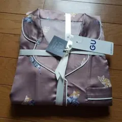 GU 猫柄パジャマサテン　未使用