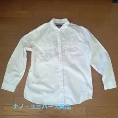 ナノ・ユニバース ドレスシャツ XL ホワイト