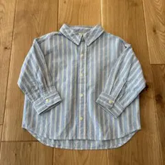petit main ストライプシャツ 80
