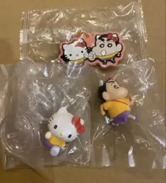 クレヨンしんちゃんサンリオならぶんです　ガチャガチャ