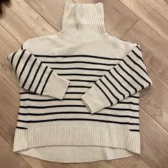 グローバルワーク　レディース　ボーダーニットセーター　Mサイズ