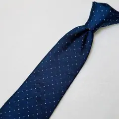 【WINSTON Odakyu】ネクタイ 小紋柄 ネイビー 小田急