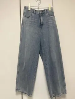 GLOBAL WORK ワイドパンツ Lサイズ ライトブルー