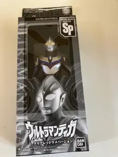 ソフビ　ウルトラマンティガ　クリアレッドラメバージョン