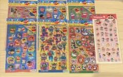 クレヨンしんちゃん　キラッとシール　ぷっくりステッカー