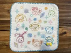 ミニタオル1枚 ダッフィー&フレンズのファインド・ユア・ビューティフル・ブルー！