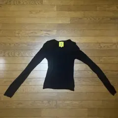 UNIF 長袖ニット ブラック XS