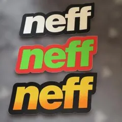 NEFF　ネフ　ステッカー neff ステッカー 6枚セット ロゴデザイン - メルカリ