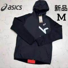 新品　アシックス ニットジャケット ハイブリッドフリースフルジップフーディー