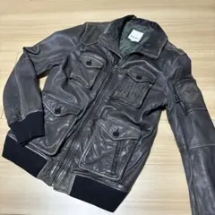 ディーゼル　メンズ　ライダースジャケット