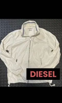 DIESEL フライングクーガー　ジップアップナイロンジャケット ホワイト