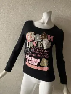 ち*ん様 ロゴTシャツ　ピチT　平成女児服　Y2K　平成ギャル