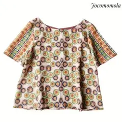 【ホコモモラ】美品【2WAY】Ocioso プリントブラウス 40 半袖のサムネイル