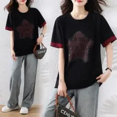 カジュアル Tシャツ ゆったり レディース 大きいサイズ Iオシャレ 人気新作