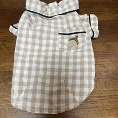 お得♪2枚セット(^^)小型犬ワンピース＆どんぐりパジャマ　サッカー素材