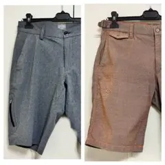 ★美品★adidas ゴルフ メンズショートパンツ（2本セット）