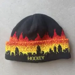 HOCKEY ニット帽 ビーニー ファイヤー シティ柄のサムネイル