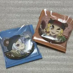 鬼滅の刃　実りの秋まつり　2025　くま缶バッジ　煉獄杏寿郎　宇髄天元