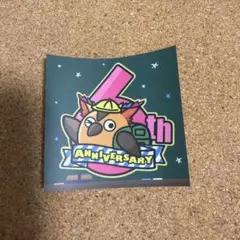 6周年記念 ブッコロー　ステッカー