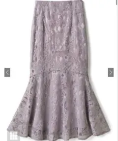 花柄レースマーメイドスカート[pm123]