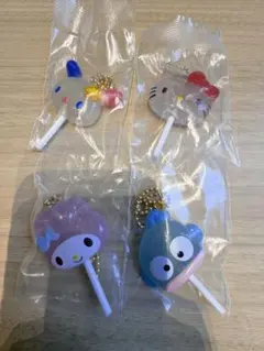 サンリオ　カラフルキャンディチャームウサハナハローキティマイメロハンギョドン