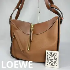 LOEWE ロエベ レザー ショルダーバッグ ハンモック 2way 茶 美品✨️のサムネイル