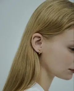 ebine Bold Small Hoop Pier Gold