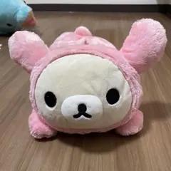 【美品】コリラックマ　ティッシュケース　ぬいぐるみ　うさぎ