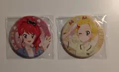 アイカツ！ 缶バッジ 大空あかり 紅林珠璃 2点セット - メルカリ