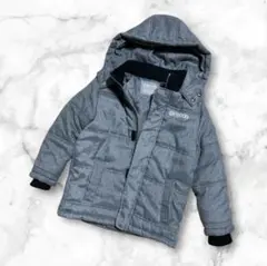 outdoor アウトドア　中綿ジャケット　ダウンジャケット　130 グレー