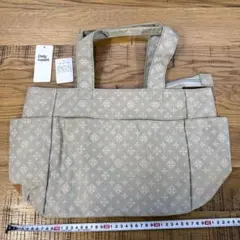 Daily russet ベージュ　ピンク　トートバッグ