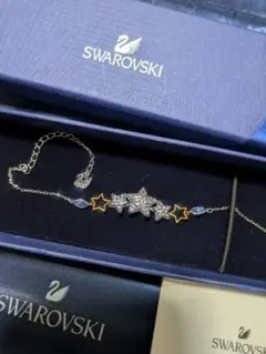 Swarovski スターモチーフブレスレット Duo Bracelet