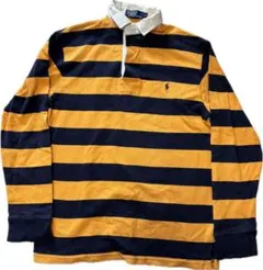90s ポロラルフローレン　ラガーシャツ　好配色