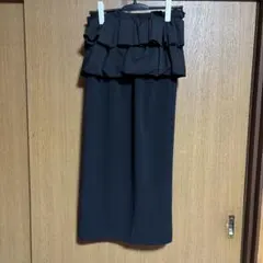 アベイル　ペプラムロングスカート