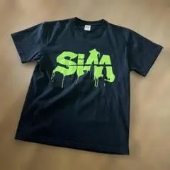 SiM シム バンドTシャツ ライブTシャツ Lサイズ ブラック×ネオングリーン