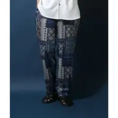 Ciao/センタープリーツ リラックスイージーワイドパンツ