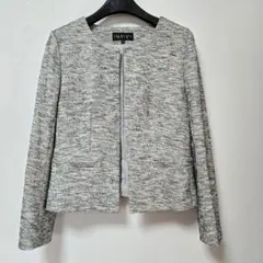 INDIVI ノーカラージャケット