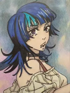 手書きイラスト　ファンアート　「呪術廻戦　星綺羅羅」