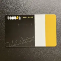 DOUTOR ブラックカード ドトールブラックカード バリューカードと説明書セット - メルカリ