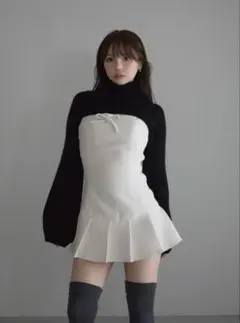 ANDMARY Twiggy tweed mini dress