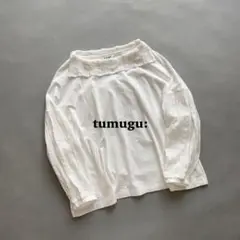 tumugu: ツムグ レース切り替え カットソー