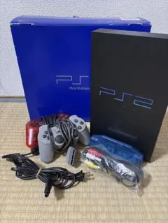 SONY PlayStation 2 本体 コントローラー2個＋α