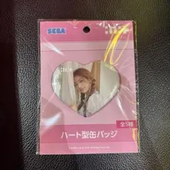 【MINJU】ILLIT ハート型缶バッジ　ミンジュ