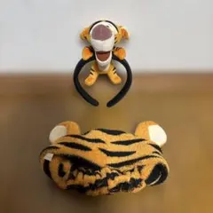 TDR ティガー　ぬいぐるみカチューシャ＆ヘアバンドセット