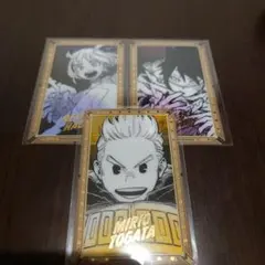 ヒロアカ原画展 箔押しクリアカードコレクション 通形ミリオ 天喰環 波動ねじれ